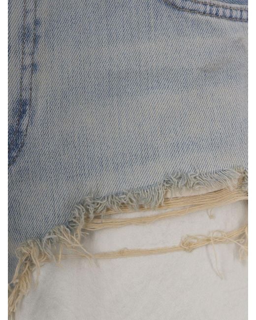 Jeans Bonnie De Pierna Ancha De Denim Satinado Haikure de color Blue