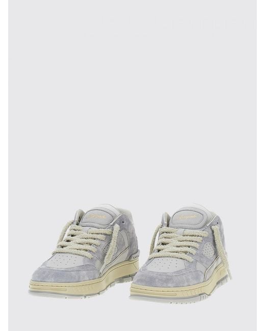 Axel Arigato White Area Lo Aged Suede Sneakers for men