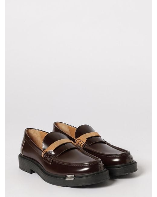 Maison Margiela White Brushed Leather Loafers for men