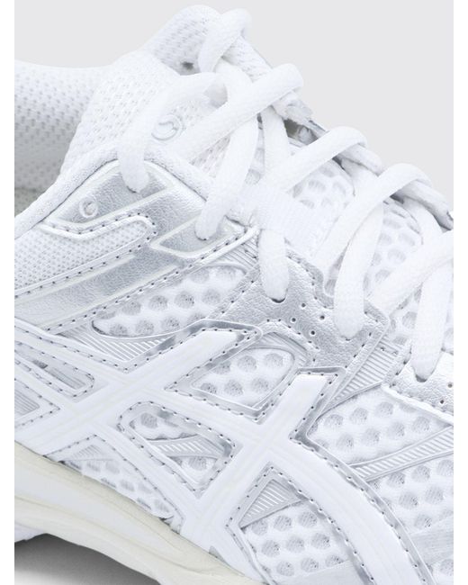 Asics White Gel-Cumulus 16 Mesh And Rubber Sneakers