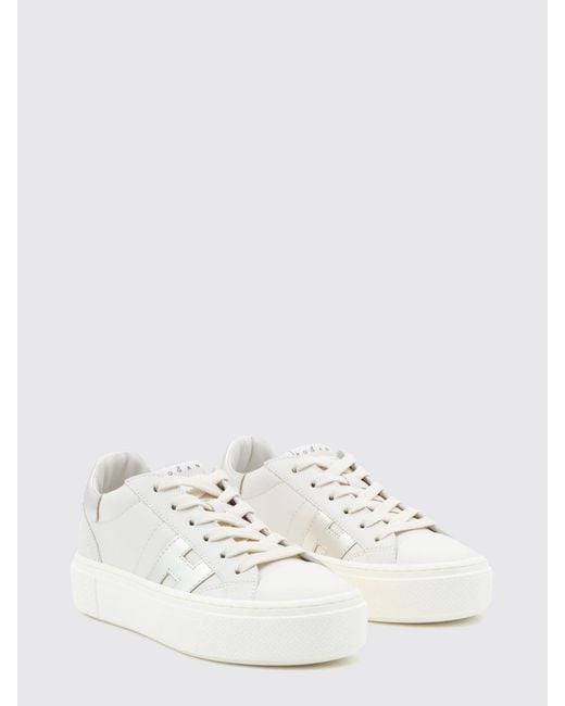 Sneaker Crosswind Platform di Hogan in White