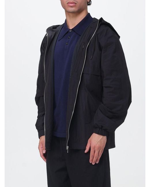 A.P.C. Blue Hooded Windbreaker for men