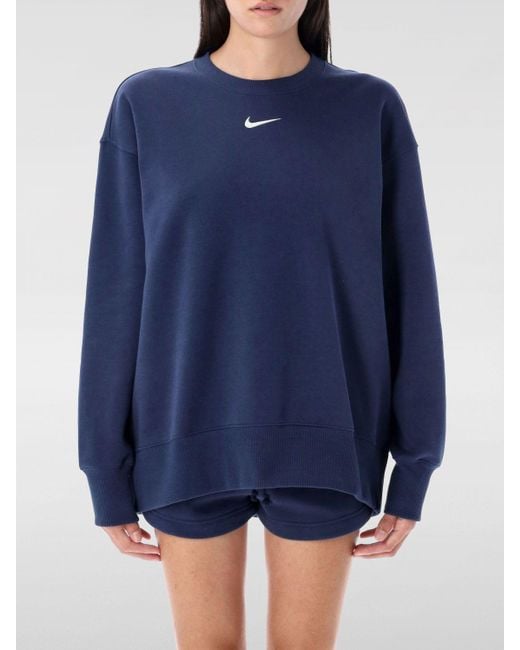 Felpa Basic di Nike in Blue
