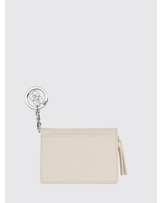Ganni White Wallet