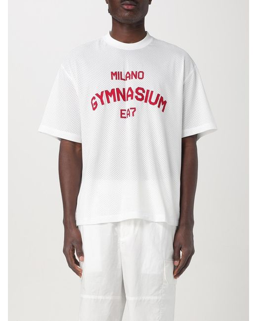 EA7 White T-Shirt for men