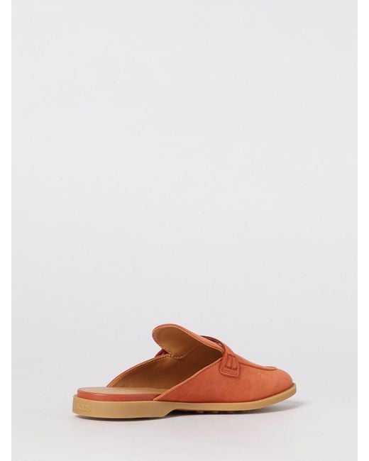 Tod's Brown Suede Slippers