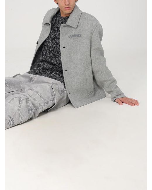 Versace Gray Jacket for men