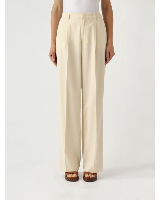 PT Torino Natural Cotton Palazzo Trousers