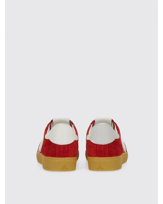 MSGM Red Low-Top Sneaker