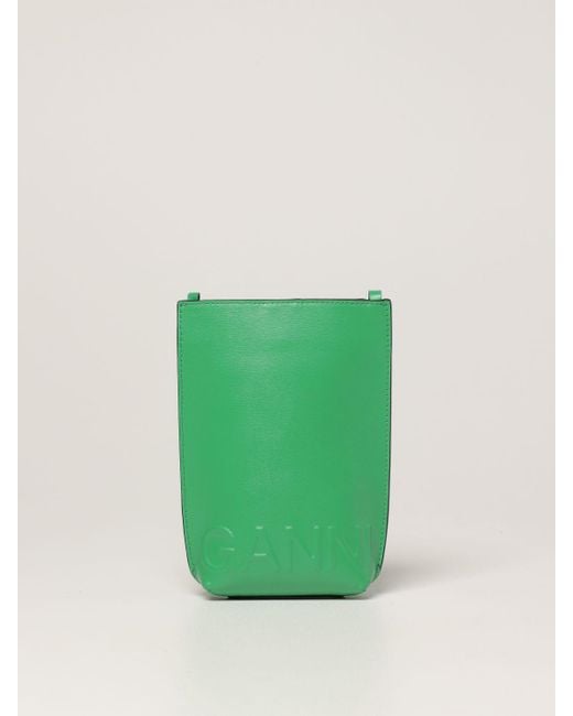 Ganni Green Mini Bag