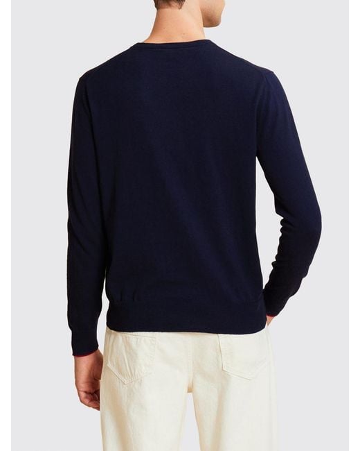 La Martina Blue Sweater for men