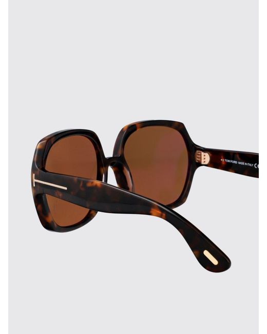 Tom Ford Brown Ft1221 Saffron Acetate Sunglasses