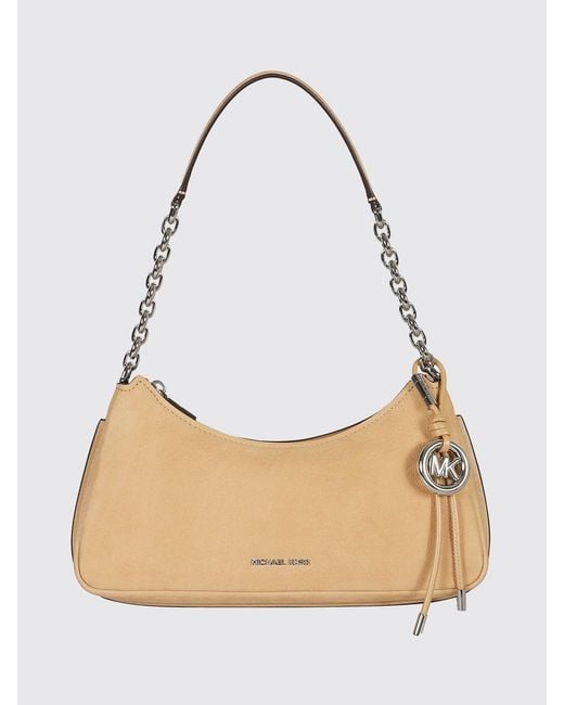 Michael Kors Natural Nolita Grained Leather Bag