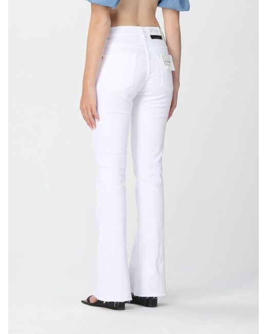 Jeans donna colore7 For All Mankind in Denim di colore Bianco | Lyst