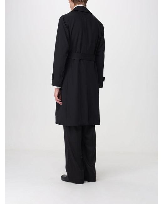 Lardini Black Coat for men