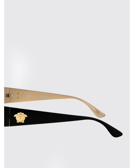 Versace Black Metal Sunglasses for men