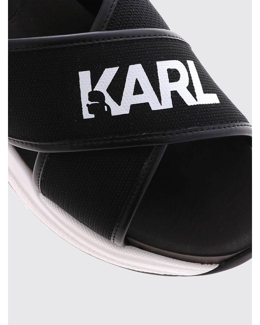 Karl Lagerfeld Blue Heeled Sandal