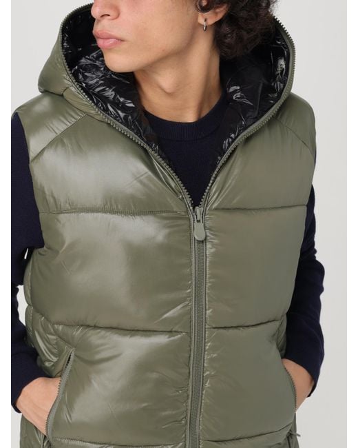 Chaleco Hombre Save The Duck de hombre de color Green