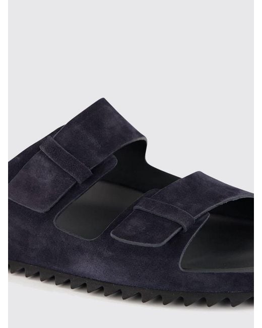 Officine Creative White Agora Flat Strap Sandals for men