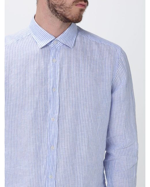 B.D. Baggies Blue Basic Cotton Shirt for men