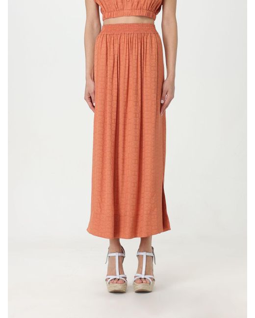 Twin Set Orange Skirt