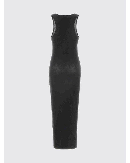 Entire studios Black Cotton Tank Dress