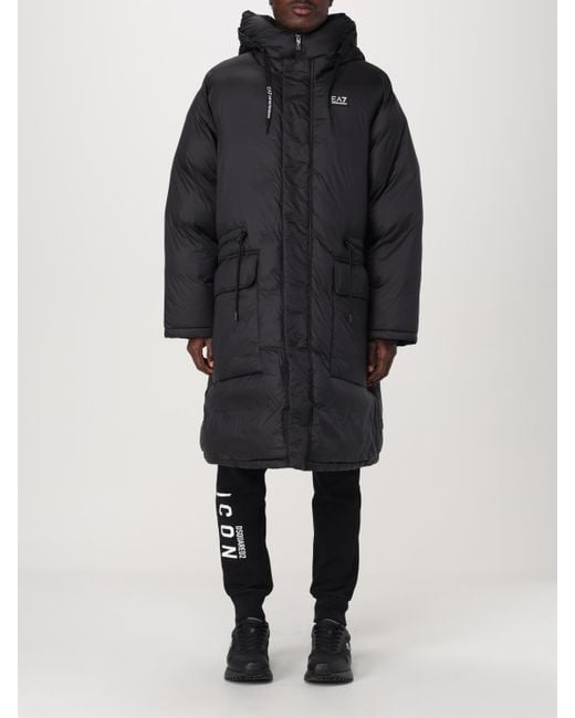 EA7 Black Jacket for men