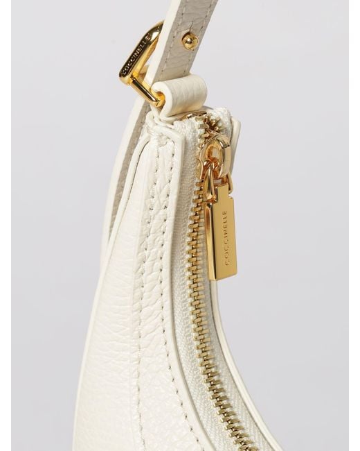 Coccinelle Natural Whisper Mini Grained Leather Bag