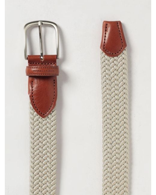 Brooksfield Natural Stretch Woven Viscose Belt for men