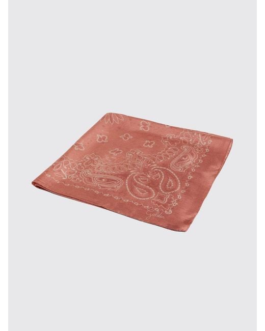 Golden Goose Deluxe Brand White Paisley Silk Scarf