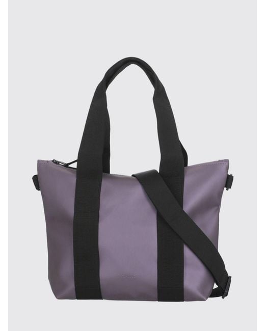 Rains Purple Micro Tote Bag