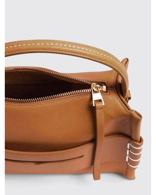 J.W. Anderson Brown Loafer Leather Bag