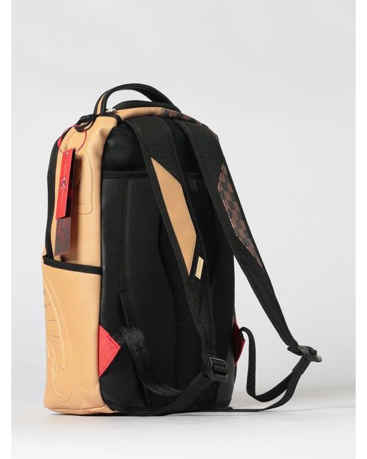 Sprayground Multicolor Henny Spritz Checkered Saffiano Coated Cotton Backpack for men