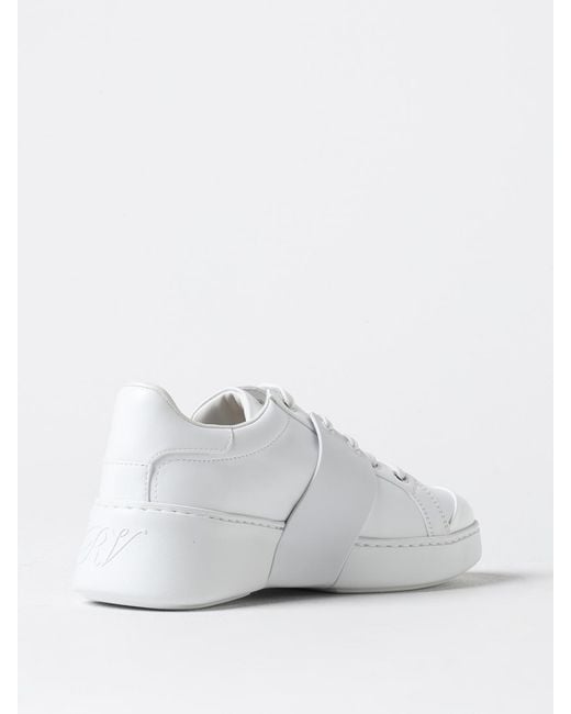 Roger Vivier White Viv Run Sneaker Buckle