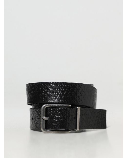 Cintura Reversibile di Calvin Klein in Black da Uomo