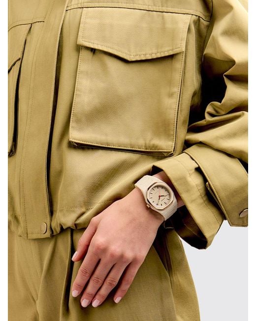 D1 Milano Natural Akebia Mesh Uhr