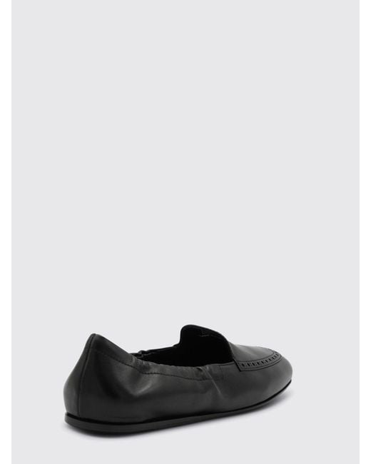 Church's White Leather Brogue Loafers