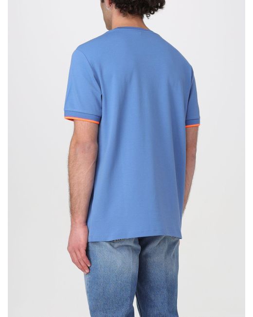 Sun 68 Blue T-shirt for men