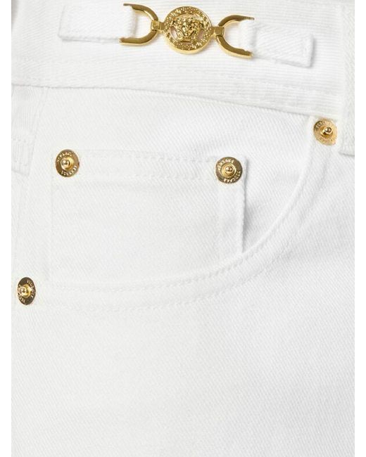 Versace White Slim Fit Jeans