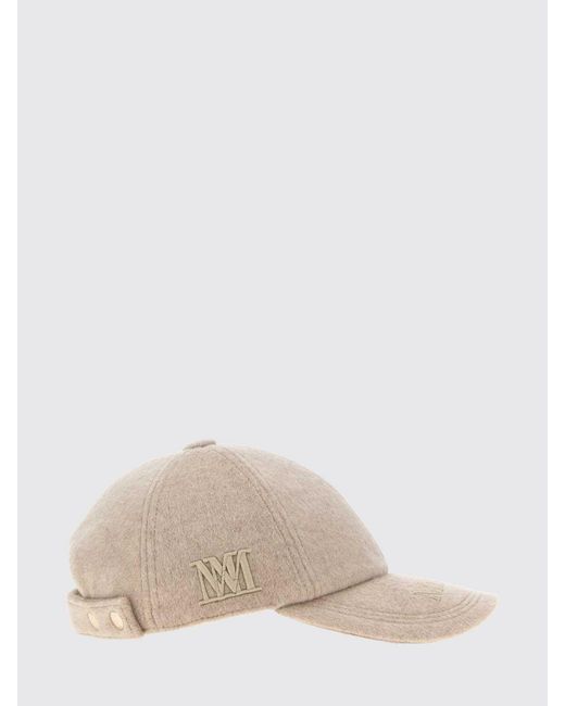 Cappello Donna di Max Mara in Natural