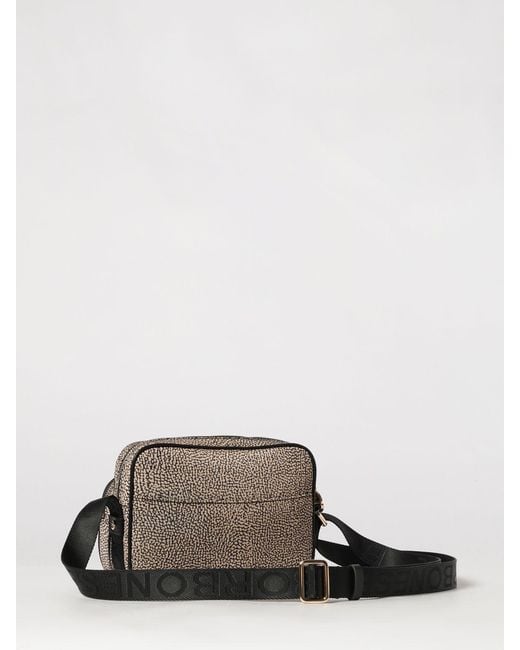 Borbonese Gray Shoulder Bag
