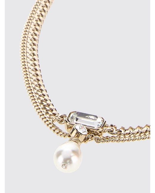 McQueen Multicolor Brass Necklace With