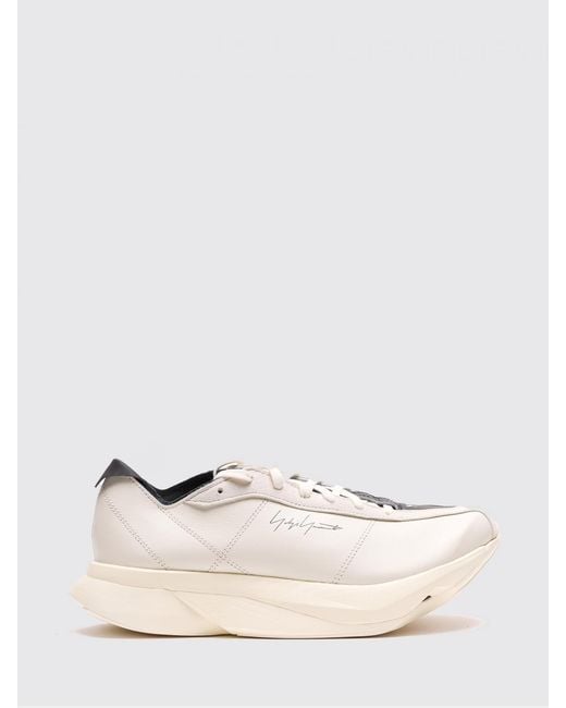 Y-3 Natural Adios Pro 3.0 Lx Leather Sneakers for men