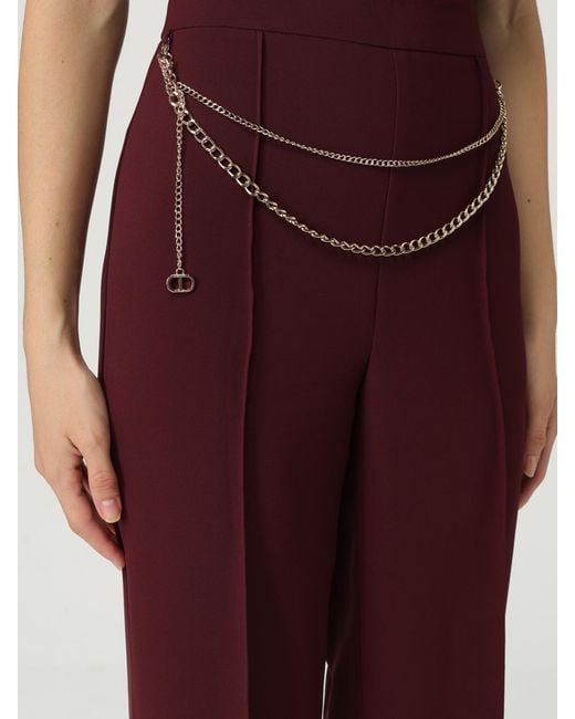 Twinset Red Pants