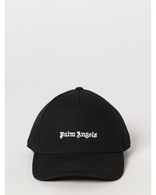 Palm Angels Black Hat for men