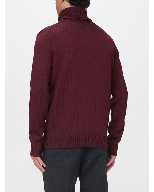 Zanone Purple Jumper for men