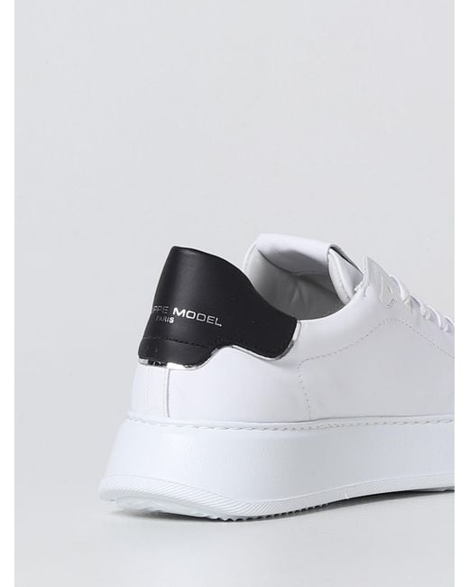 Philippe Model White Sneakers. for men