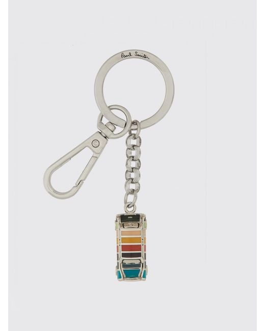 Paul Smith White Keyring for men