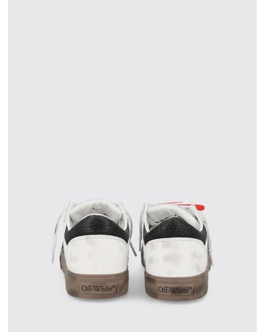 Sneakers Vulcanized Low Top di Off-White c/o Virgil Abloh in White da Uomo