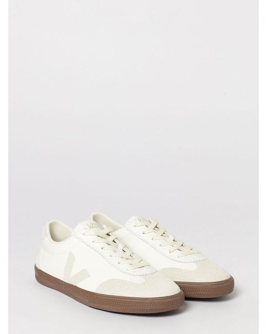 Veja White Volley Leather Sneakers O.T for men